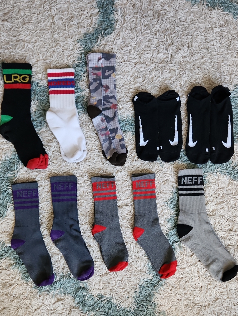 Men's Bundle Lot Of Socks GUC